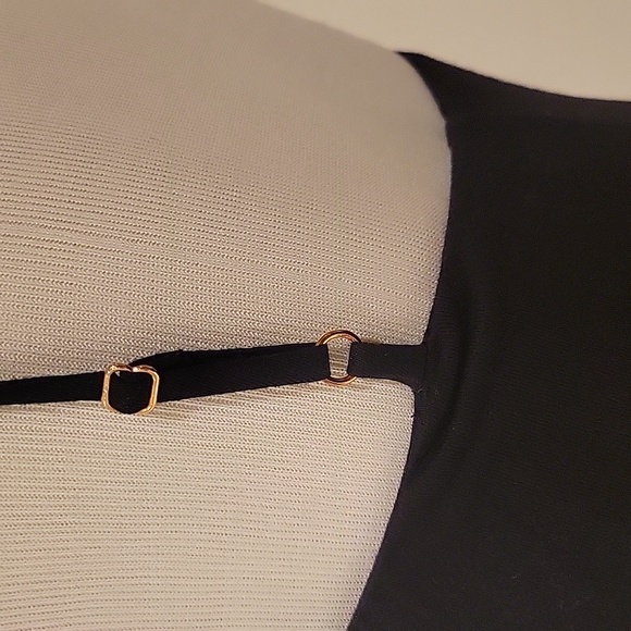 SOLD Lulus You Go Twirl Black Ruffled Skater Mini Dress LBD small USA made - Picture 11 of 12